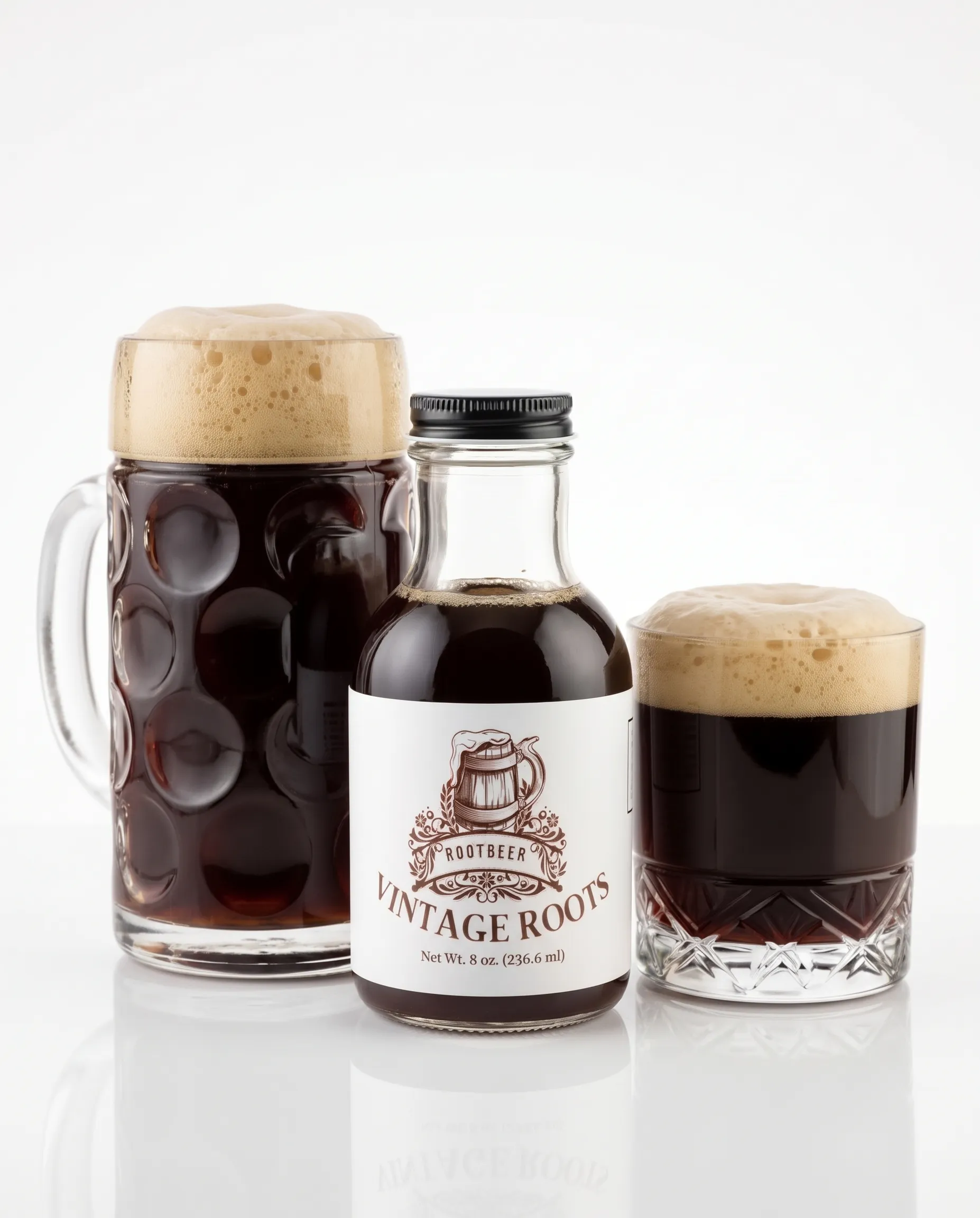 Vintage Roots Premium Classic Root Beer Syrup Concentrate